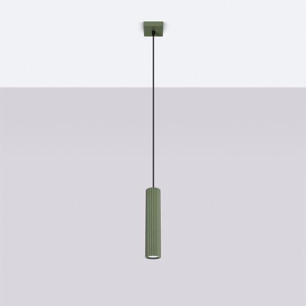 Brilagi - Lampadario LED a sospensione su cavo CRESTO 1xGU10/10W/230V verde
