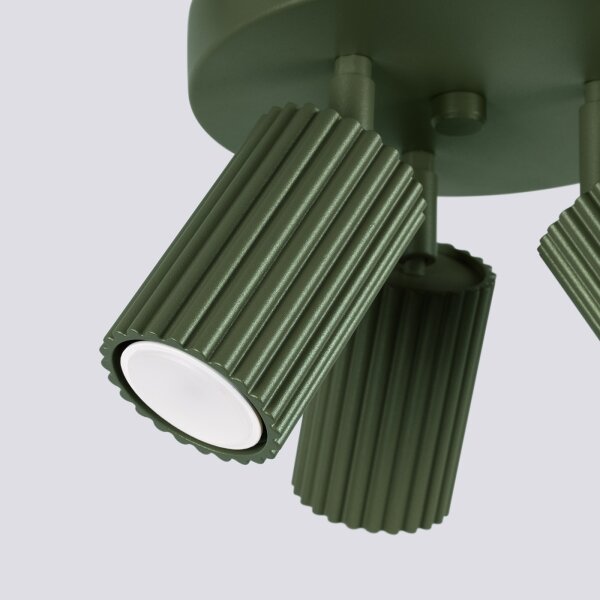 Brilagi - Faretto LED CRESTO 3xGU10/10W/230V verde