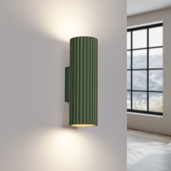 Sollux SL.1657 - Applique KARBON 2xGU10/10W/230V verde