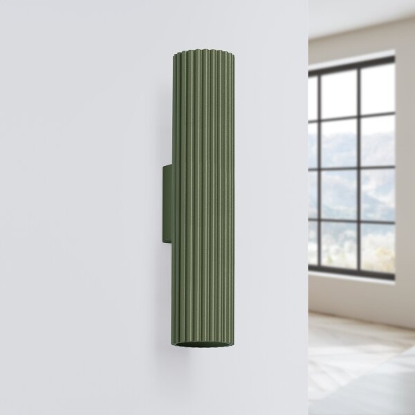 Sollux SL.1615 - Applique KARBON 2xGU10/10W/230V verde