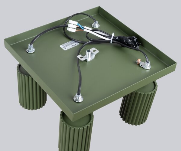 Sollux SL.1621 - Faretto KARBON 4xGU10/10W/230V verde