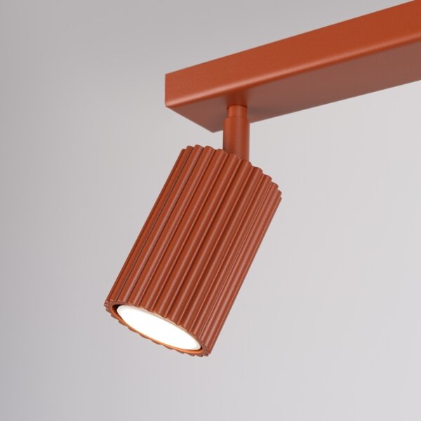 Sollux SL.1637 - Faretto KARBON 2xGU10/10W/230V rosso