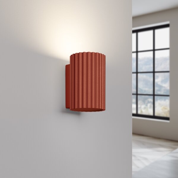 Brilagi - Lampada da parete a LED CRESTO 1xGU10/10W/230V 10 cm rossa