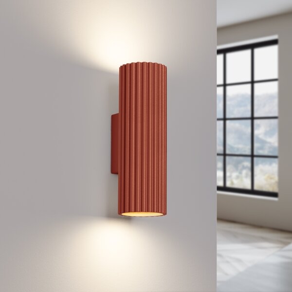 Sollux SL.1655 - Applique KARBON 2xGU10/10W/230V rosso