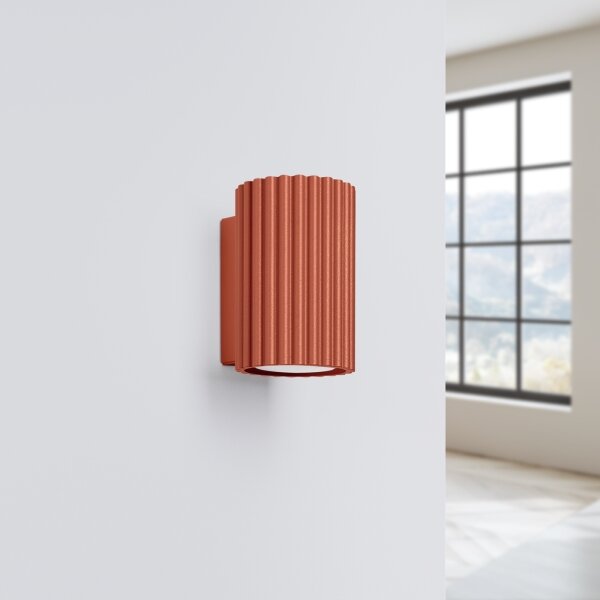 Brilagi - Lampada da parete a LED CRESTO 1xGU10/10W/230V 10 cm rossa