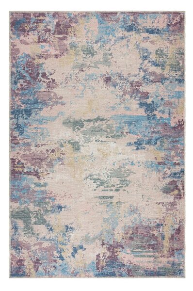 Tappeto lavabile blu-viola con fibre riciclate 160x230 cm Reid - Flair Rugs