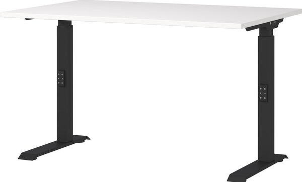 Tavolo da lavoro ad altezza regolabile con piano bianco 80x120 cm Downey - Germania