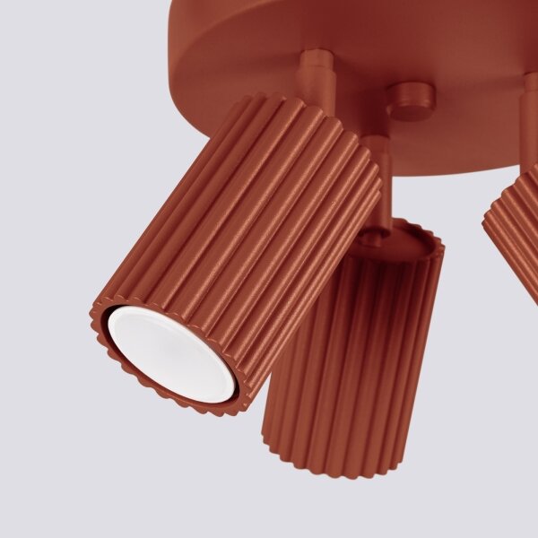 Brilagi - Faretto LED CRESTO 3xGU10/10W/230V rosso