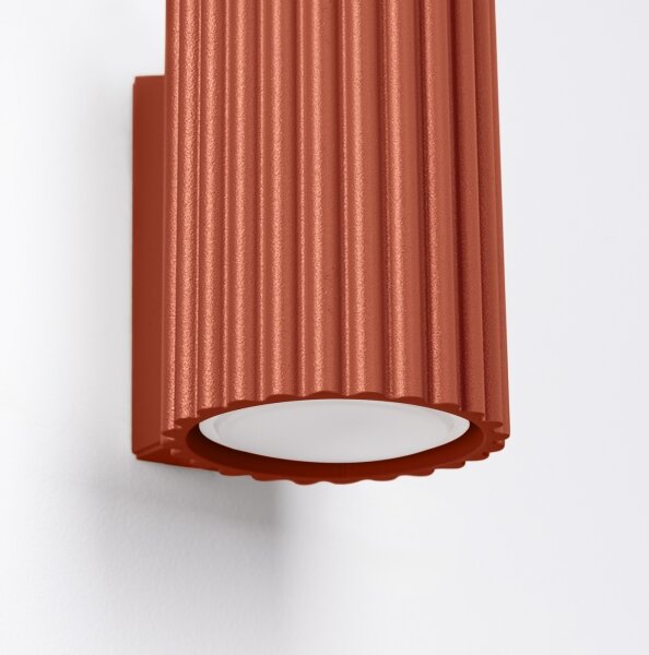 Brilagi - Lampada da parete a LED CRESTO 1xGU10/10W/230V 10 cm rossa