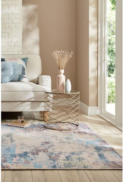 Tappeto lavabile blu-viola con fibre riciclate 160x230 cm Reid - Flair Rugs