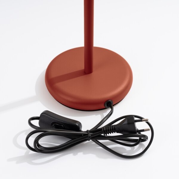 Sollux SL.1643 - Lampada da tavolo KARBON 1xGU10/10W/230V rosso