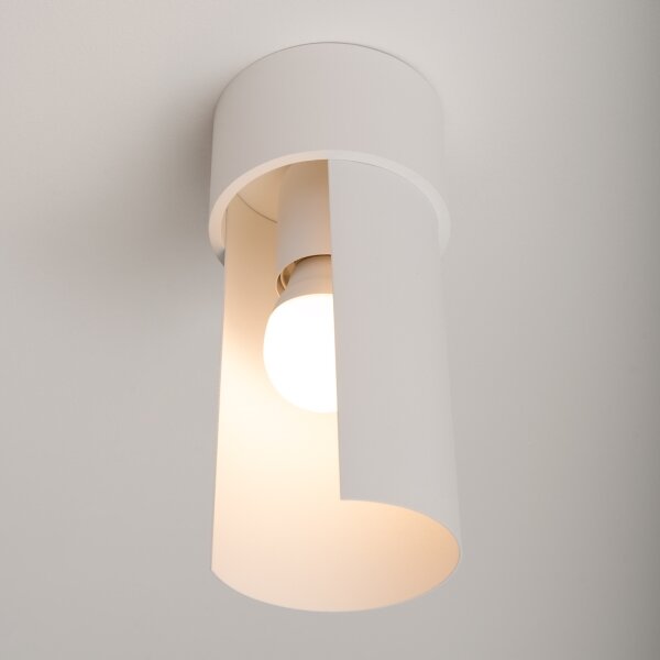Sollux SL.1673 - Plafoniera FLASH 1xE27/15W/230V bianco