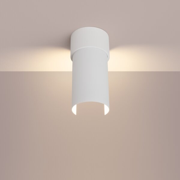 Sollux SL.1673 - Plafoniera FLASH 1xE27/15W/230V bianco