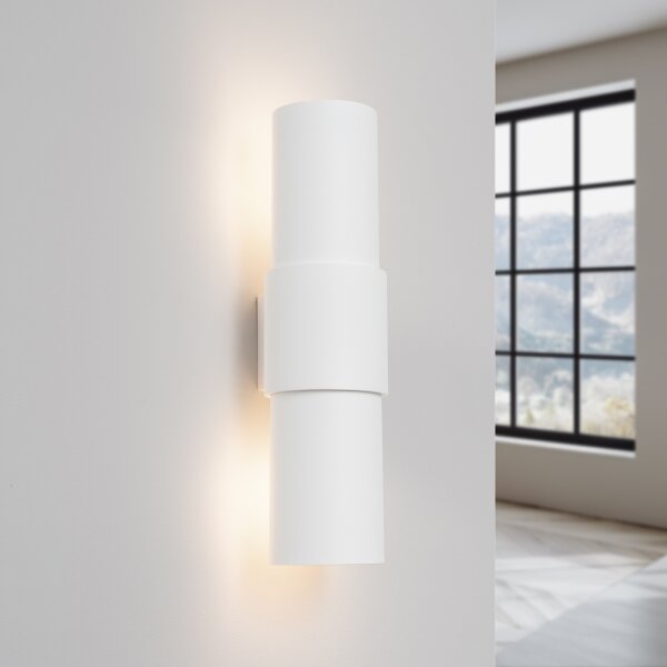 Sollux SL.1674 - Applique FLASH 2xE27/15W/230V bianco