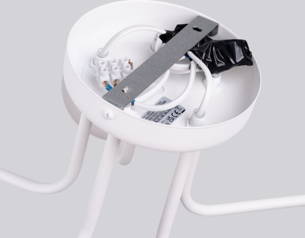 Sollux SL.1660 - Lampadario a sospensione con supporto rigido ASTRAL 5xG9/8W/230V bianco