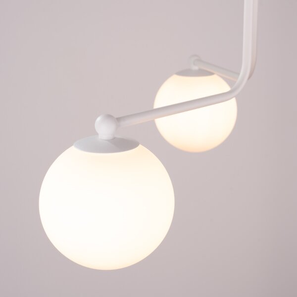 Sollux SL.1659 - Lampadario a sospensione con supporto rigido ASTRAL 3xG9/8W/230V bianco