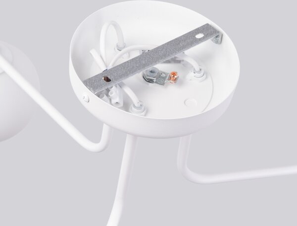 Sollux SL.1659 - Lampadario a sospensione con supporto rigido ASTRAL 3xG9/8W/230V bianco