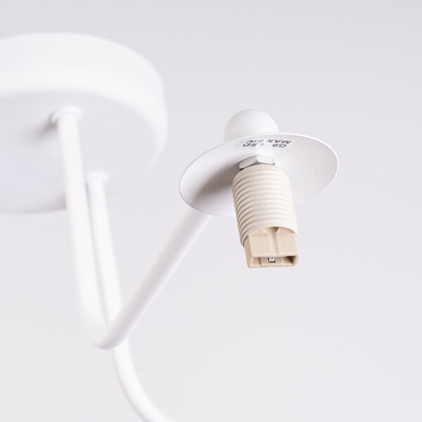 Sollux SL.1659 - Lampadario a sospensione con supporto rigido ASTRAL 3xG9/8W/230V bianco