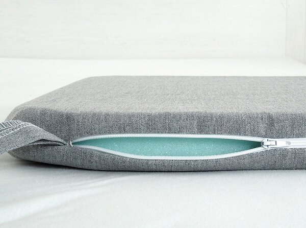 Cuscino per seduta da giardino grigio 40x40 cm Sunsol – B.E.S