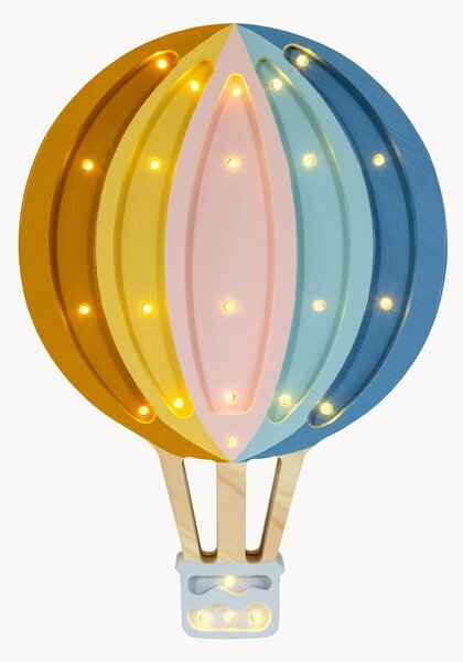 Lampada a LED per cameretta dei bambini fatta a mano con funzione timer e telecomando Hot Air Baloon, luce regolabile