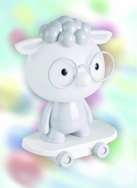 Lampada notturna LED dimmerabile per bambini LED/2,5W/230V peccora grigia