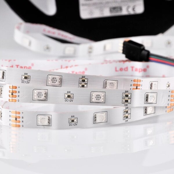 Striscia LED RGB dimmerabile 5m LED/18W/12V IP20 + T