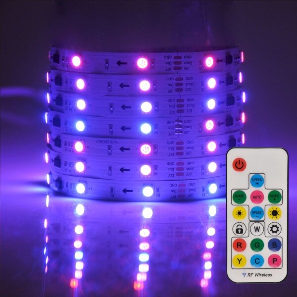 Striscia LED RGB dimmerabile MAGIC 2 m LED/12W/230V + Telecomando