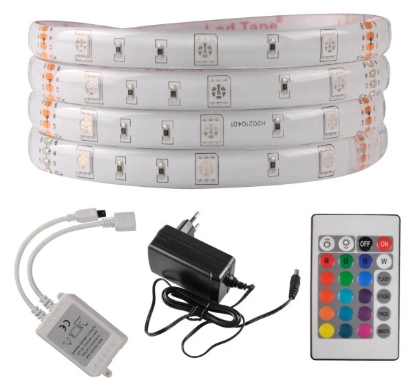 Striscia LED RGB dimmerabile da esterno 5m LED/14W/12V IP65 + T