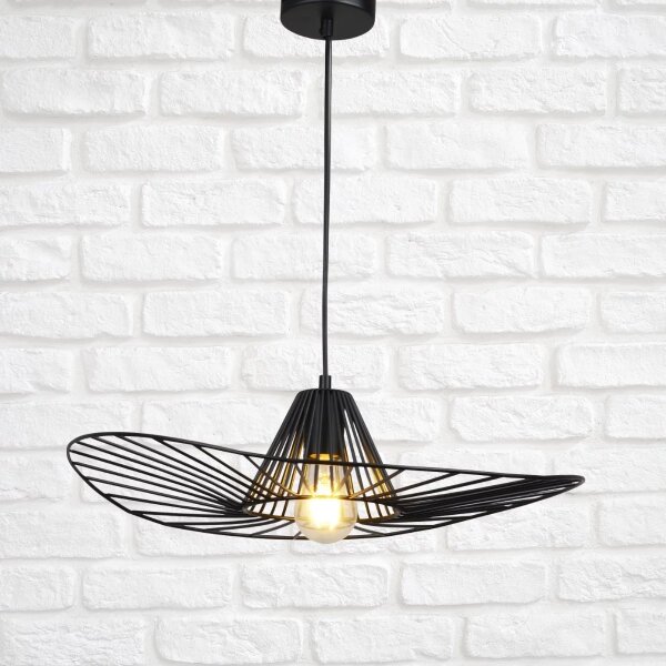 Lampadario su corda ABANO 1xE27/20W/230V