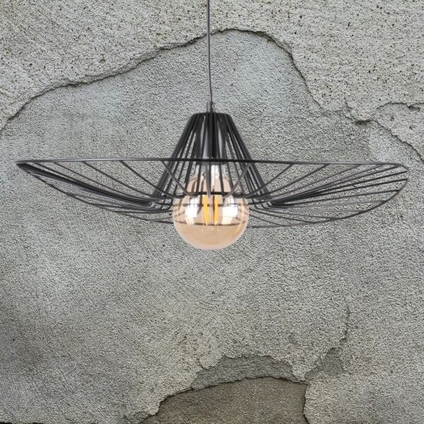 Lampadario su corda ABANO 1xE27/20W/230V