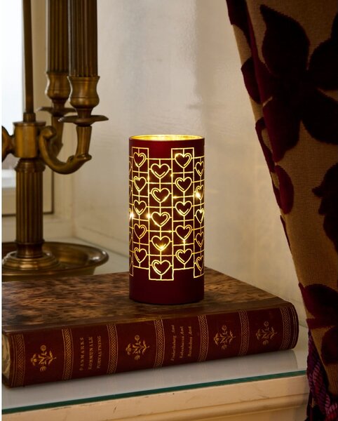Decorazione leggera bordeaux ø 7 cm Frida - Sirius