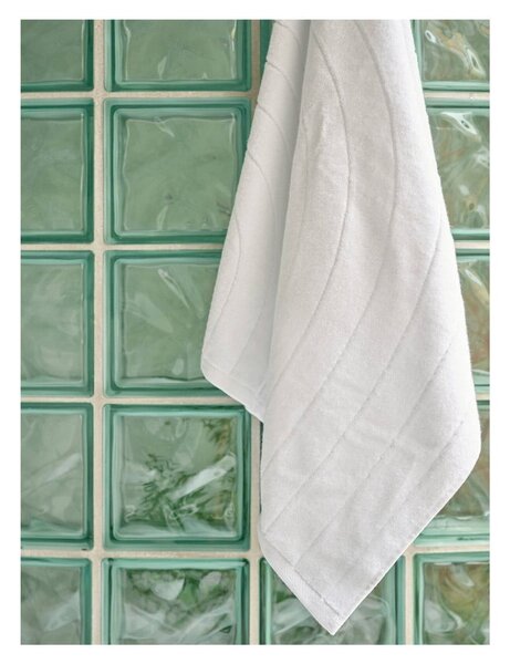 Asciugamano in spugna di cotone grigio chiaro 70x140 cm Time - Zone