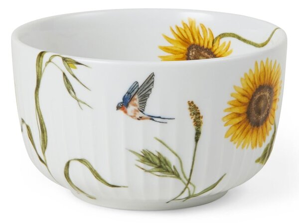 Ciotola bianca in porcellana con motivo floreale Hammershøi Summer - Kähler Design