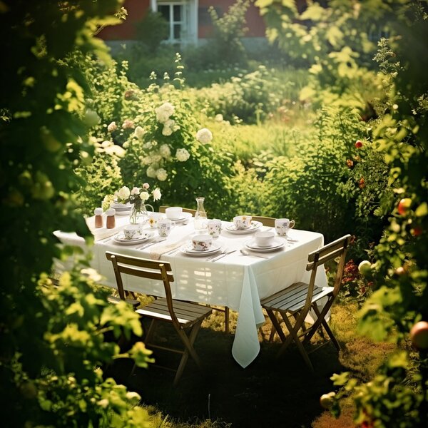 Ciotola bianca in porcellana con motivo floreale Hammershøi Summer - Kähler Design