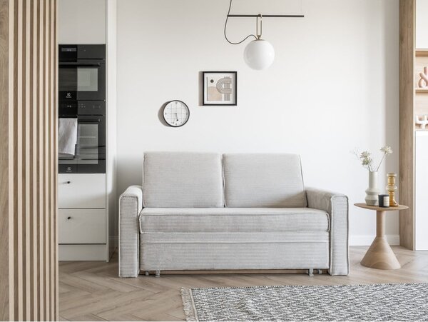 Divano letto bianco 168 cm Lucky Lucy - Miuform