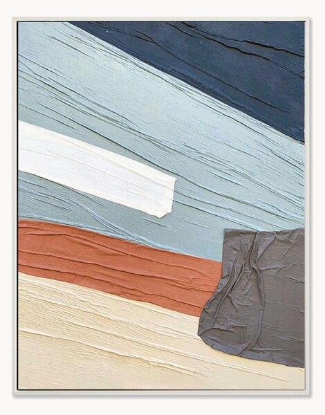 Quadro dipinto a mano con cornice Fabrics
