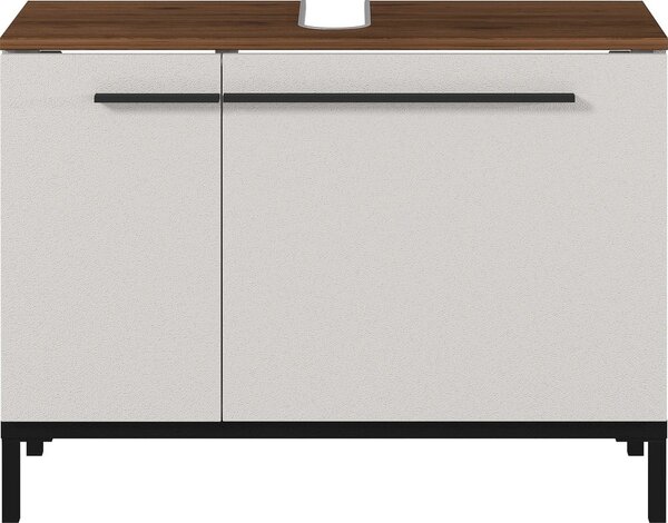 Mobile sotto lavabo grigio e beige in noce 80x59 cm Yonkers - Germania
