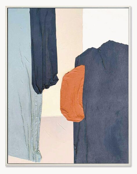 Quadro dipinto a mano con cornice Fabrics