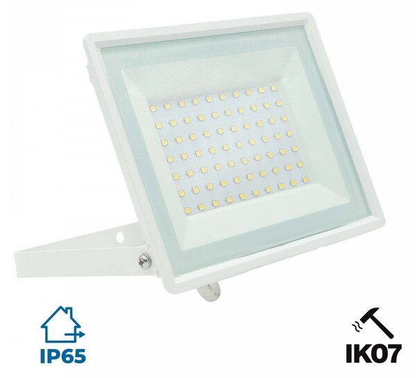 Faro LED 50W IK7, IP65 Colore Bianco Naturale 4.000K