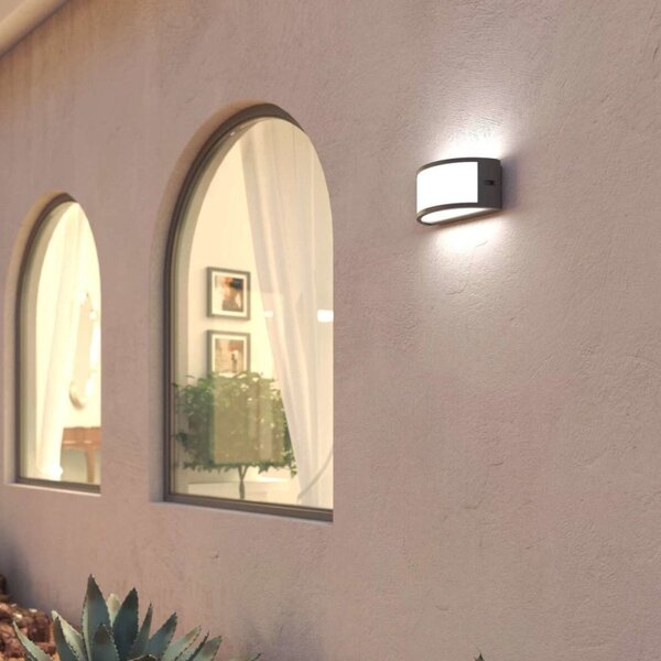 Applique moderno top light cairo gx53 led ip54 alluminio policarbonato - Top Light