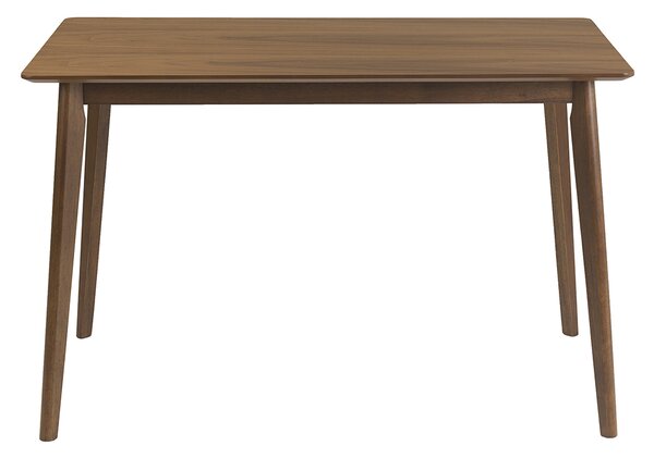 Tavolo da pranzo rettangolare in legno scuro noce L120 cm ELION