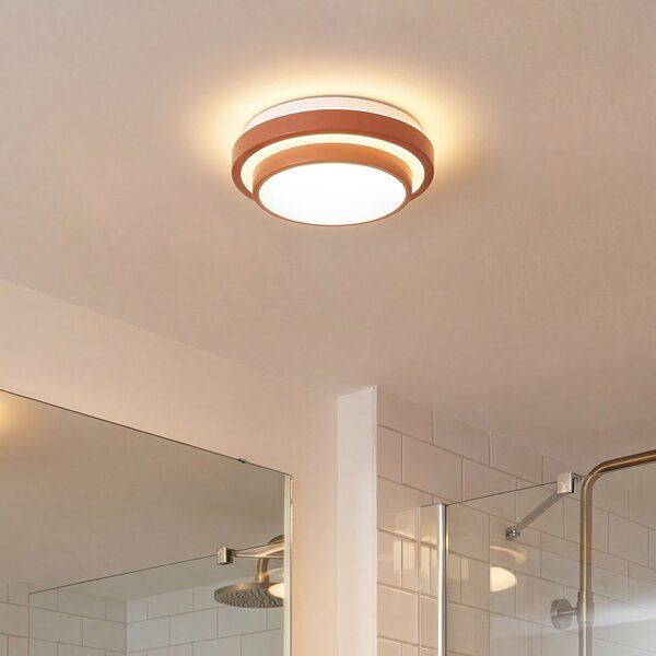 Plafoniera moderna Sienna con bianco 25cm IP44 - Walden