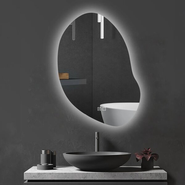 Specchio LED 80x60cm CLOUD C