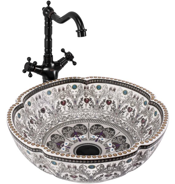 Lavabo da appoggio Rea Asanti
