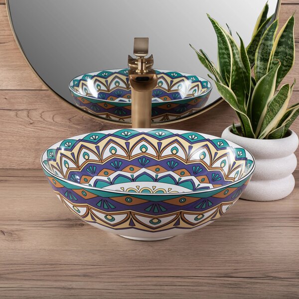 Lavabo da appoggio Rea Aztec