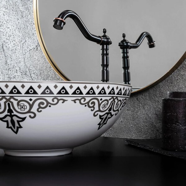 Lavabo da appoggio Rea Etno