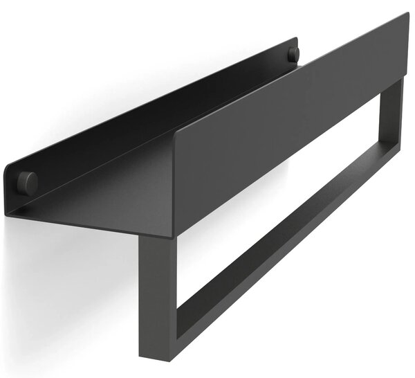 Mensola da bagno SF01 60cm black matt