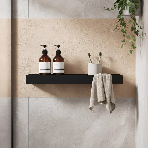 Mensola da bagno SF04 60cm black matt