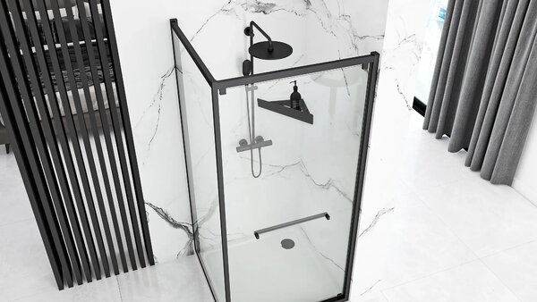 Mensola da bagno SF07 black matt