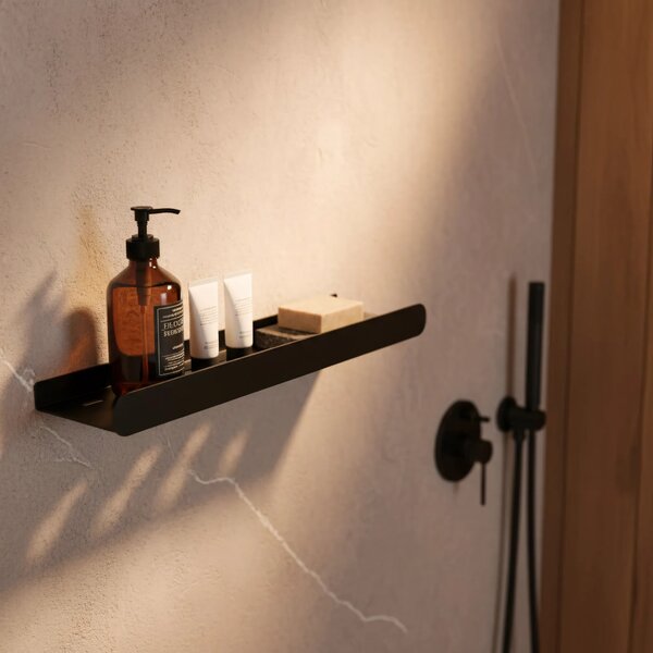 Mensola da bagno SF03 45cm black matt